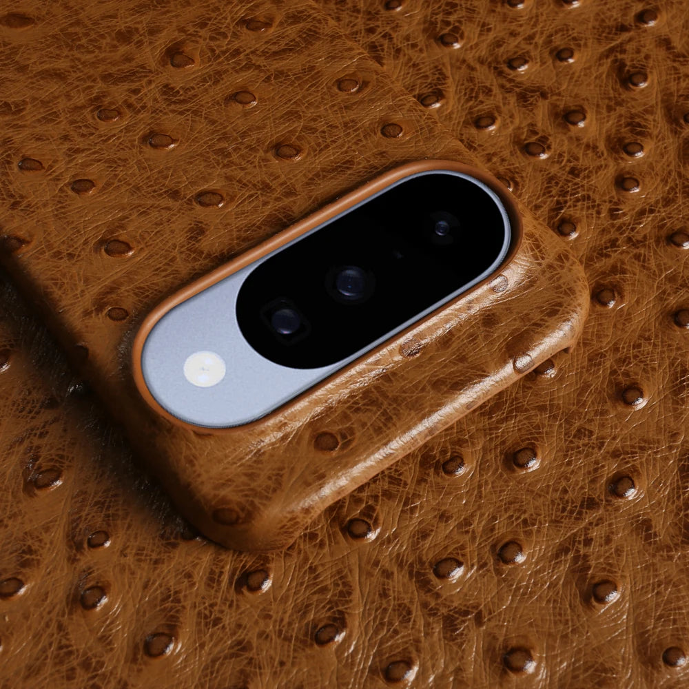 Ostrich Embossed Magnetic Case for Google Pixel 9 Series