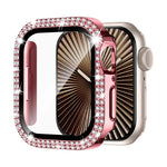 Apple Watch Protective Diamond Bumper Case with Built-in Tempered Glass
