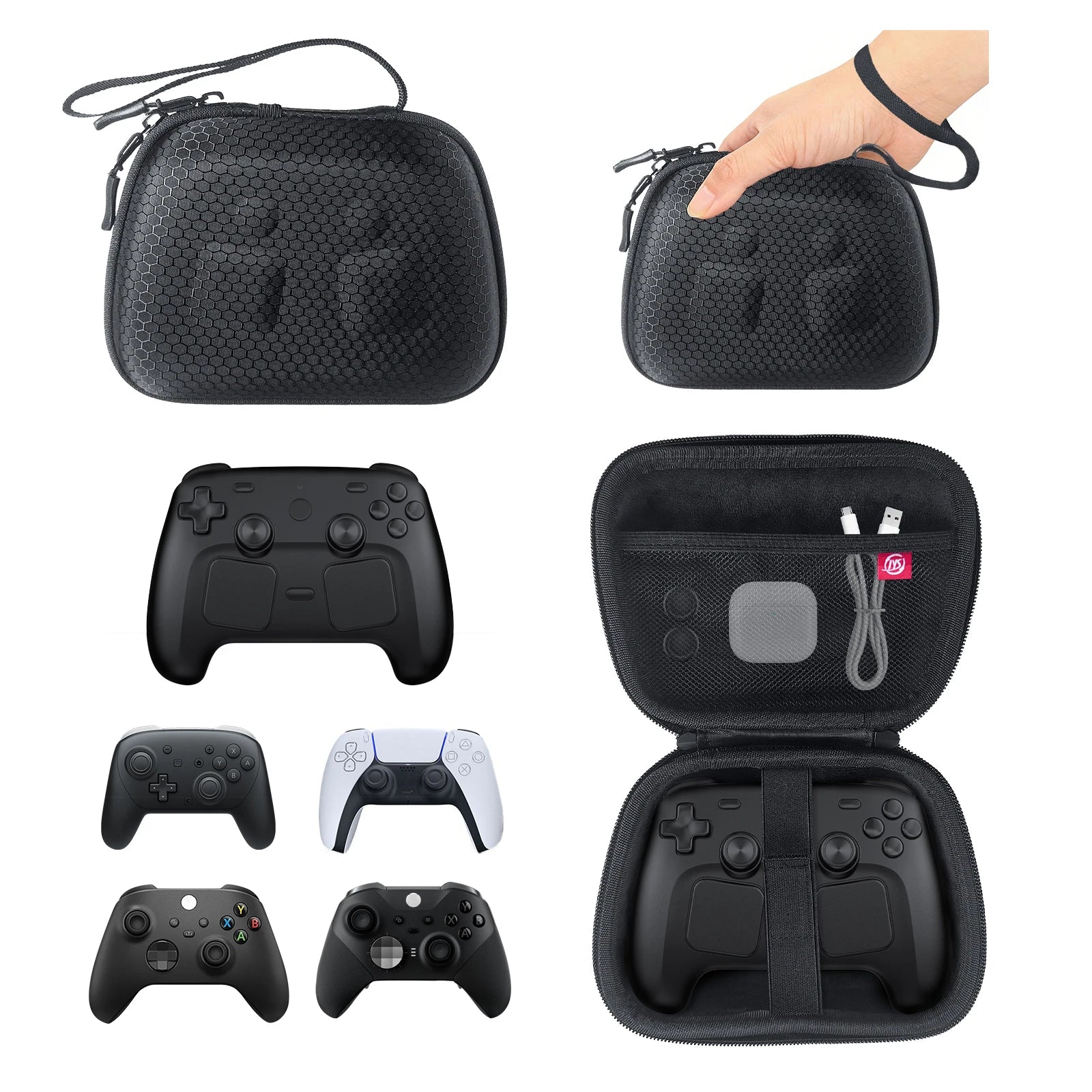 Anti-Scratch EVA Game Controller Travel Bag