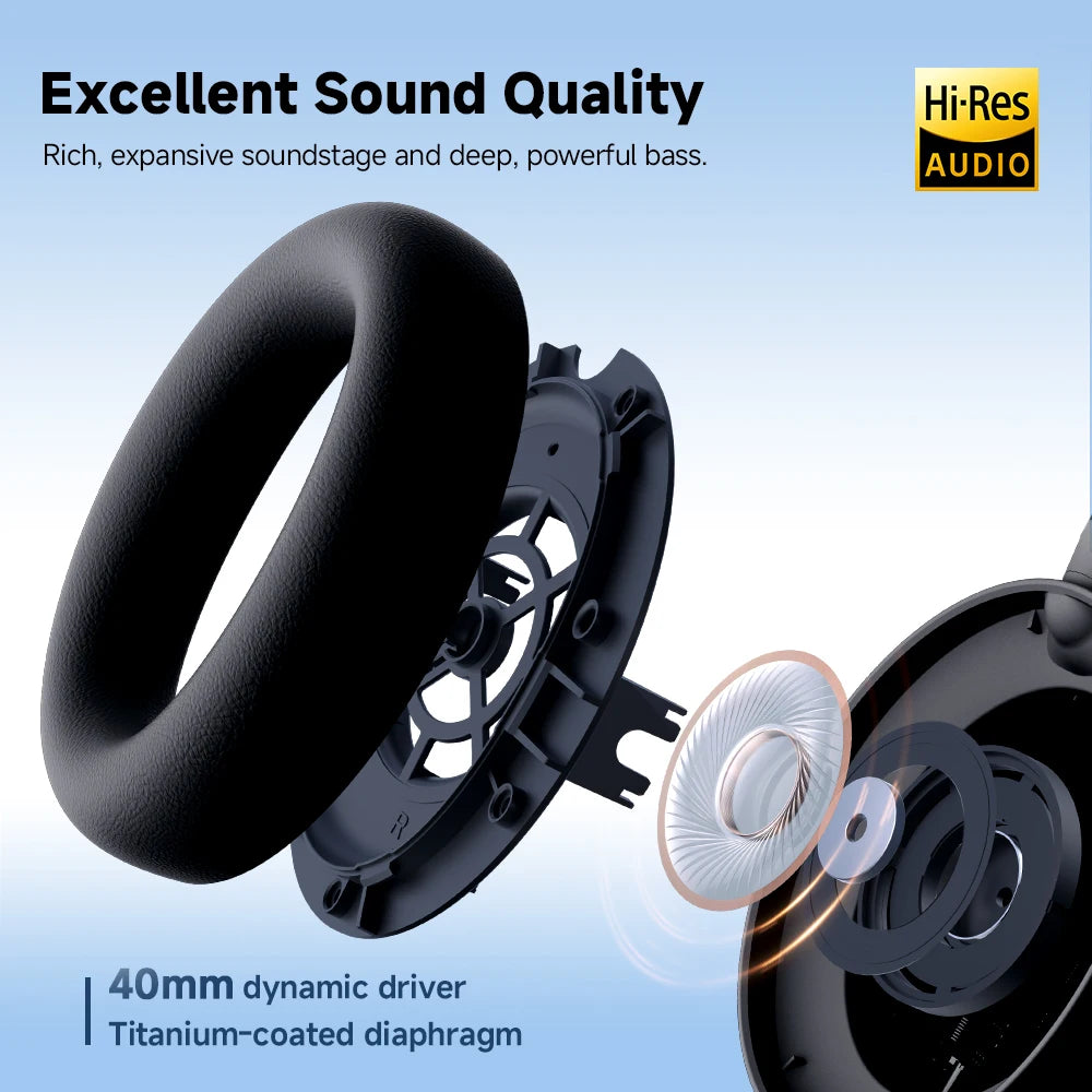 Edifier H9 Active Noise Cancelling Bluetooth 5.4 Over-Ear Headphones