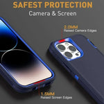 Shockproof Rugged Case with Raised Edge Protection for iPhone 17 Series