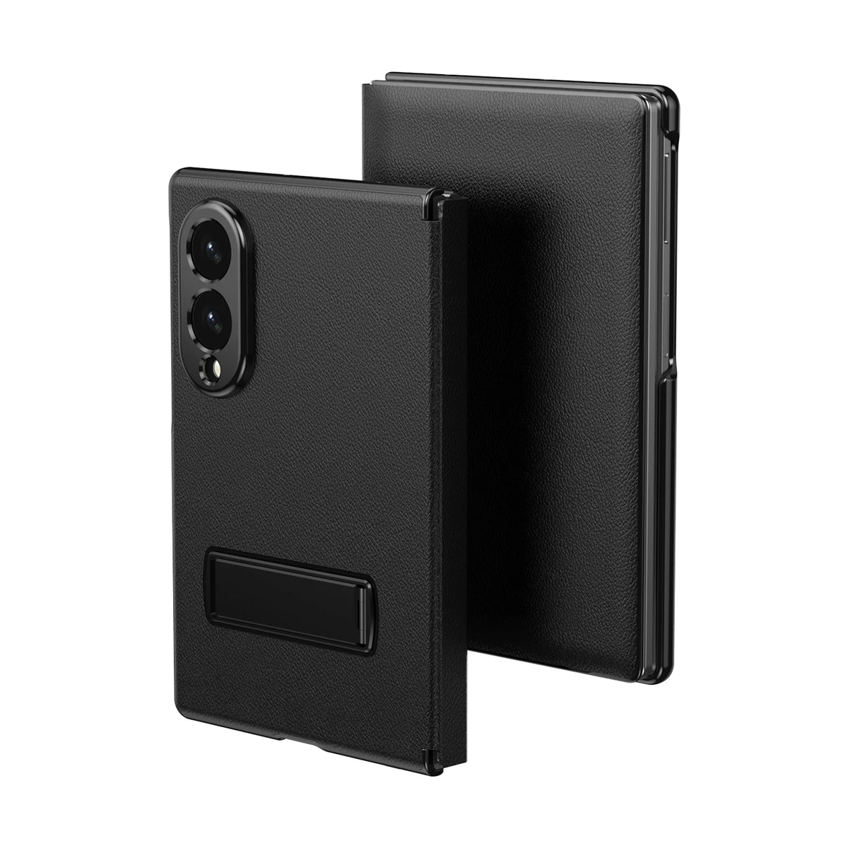 Leather Grain Flip Folio Case with Magnetic Closure for Samsung Galaxy Z Fold 8