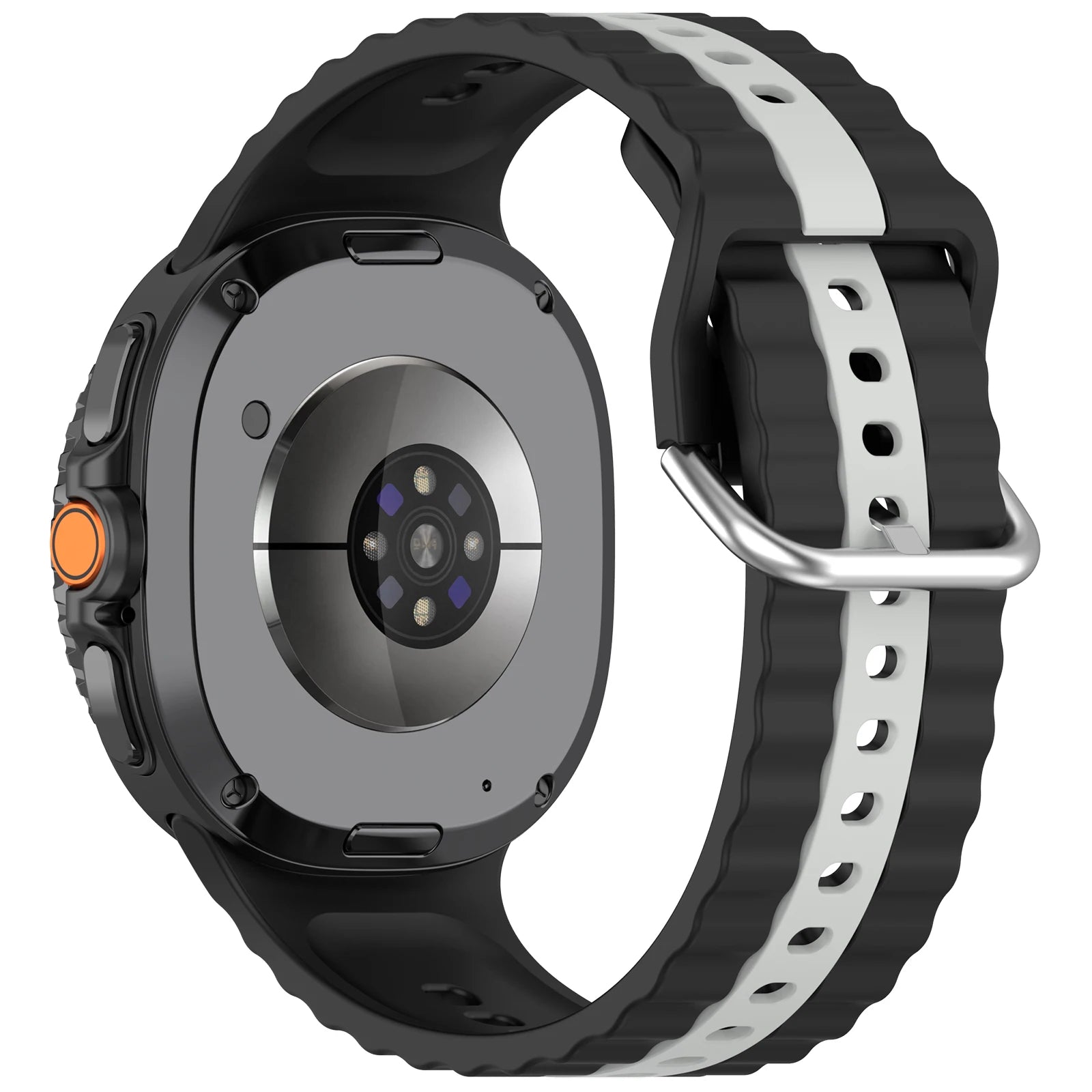 Dual-Color Silicone Strap for Samsung Galaxy Watch 8 / Galaxy Watch 8 Classic