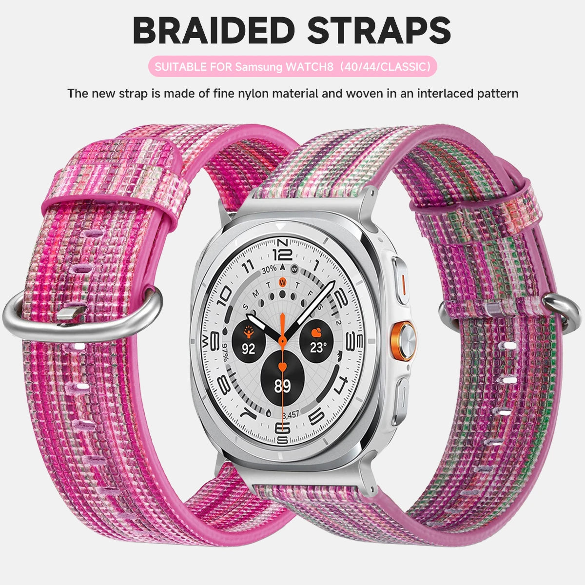 Premium Leather Wristband for Samsung Galaxy Watch 8 & Galaxy Watch 8 Classic