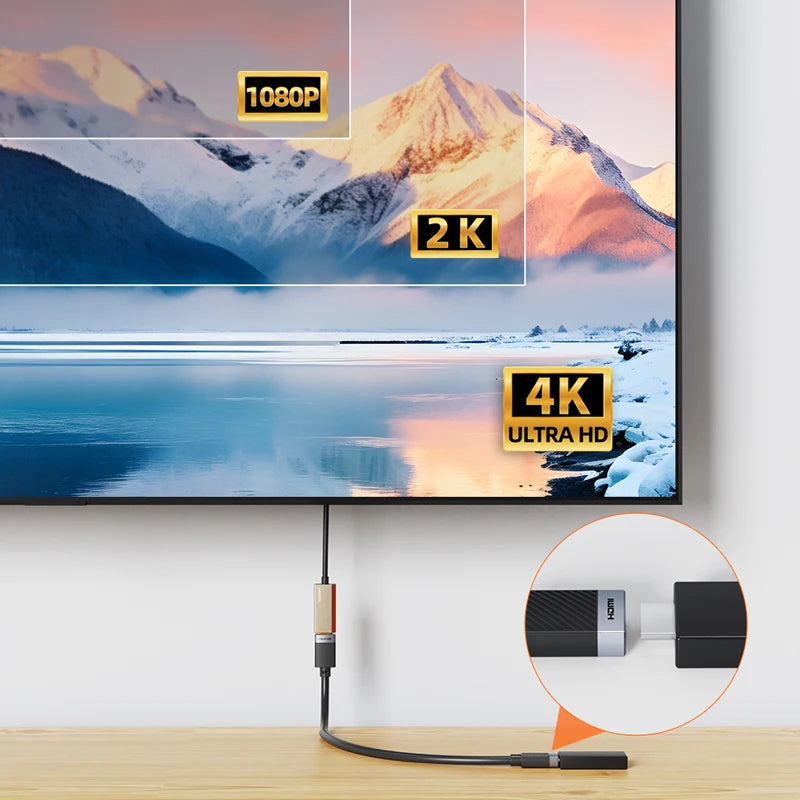 CABLETIME 4K HDMI Extension Adapter