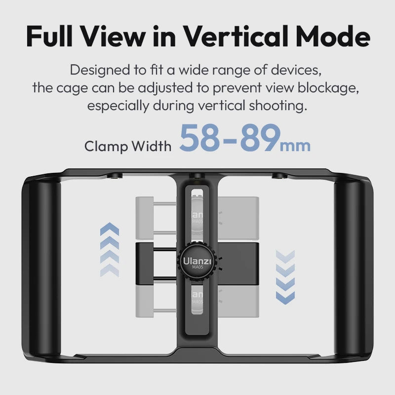 Ulanzi MA05 Video Phone Cage with 10m Bluetooth Remote