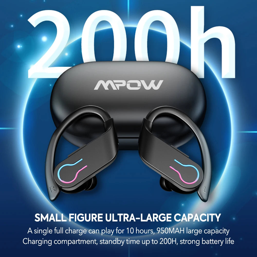 Mpow Q63 Wireless Bluetooth 5.3 Sports Earphones