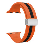 Textured Dual-Layer Band with Pin-and-Hole Adjustment for Apple Watch
