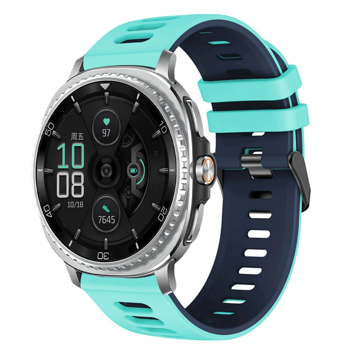 Durable No-Gap Sport Silicone Wristband for Samsung Galaxy Watch 8 & Galaxy Watch 8 Classic