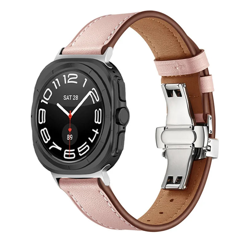 Classic Leather Strap for Samsung Galaxy Watch Ultra and Samsung Galaxy Watch Ultra (2025)