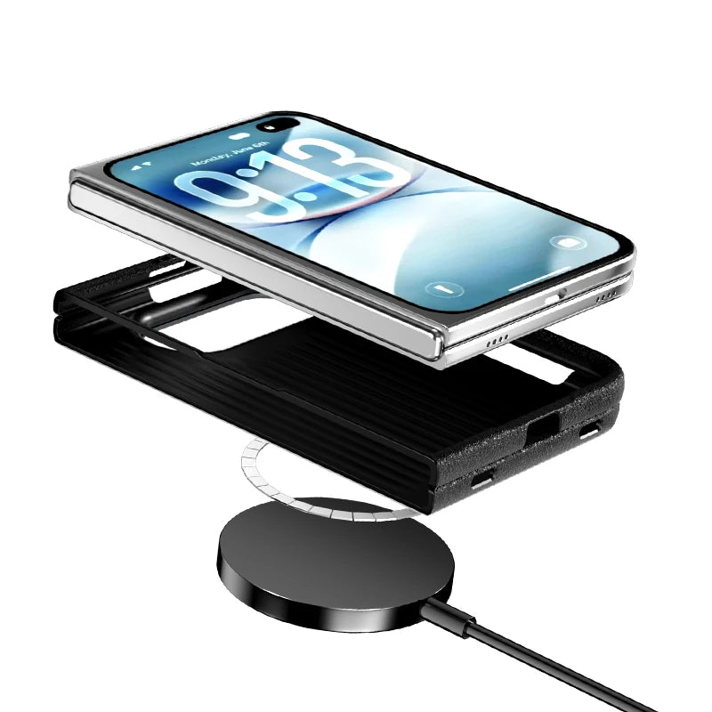 Textured MagSafe Case with Raised Camera Ring for iPhone Duo