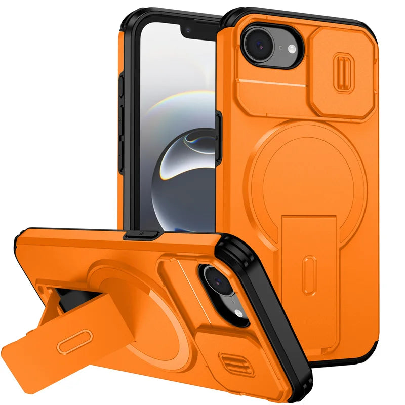 Armor MagSafe Case with Foldable Stand for iPhone 16e