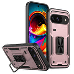Shockproof Magnetic Case with Car Mount Ring Stand for Google Pixel 9 Series