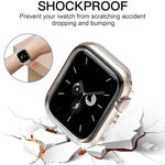 Snap-On Protective Case with Raised Bezel for Apple Watch