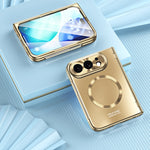 Electroplated Hinge Protection Case with Built-In Stand for iPhone Duo