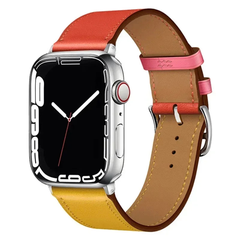 Classic Leather Replacement Strap for Apple Watch