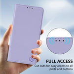 Skin-Friendly Leather Flip Case with Card Slot for Samsung Galaxy S26 Series