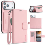 iPhone 17 Series Leather Flip Case with RFID Card Slots