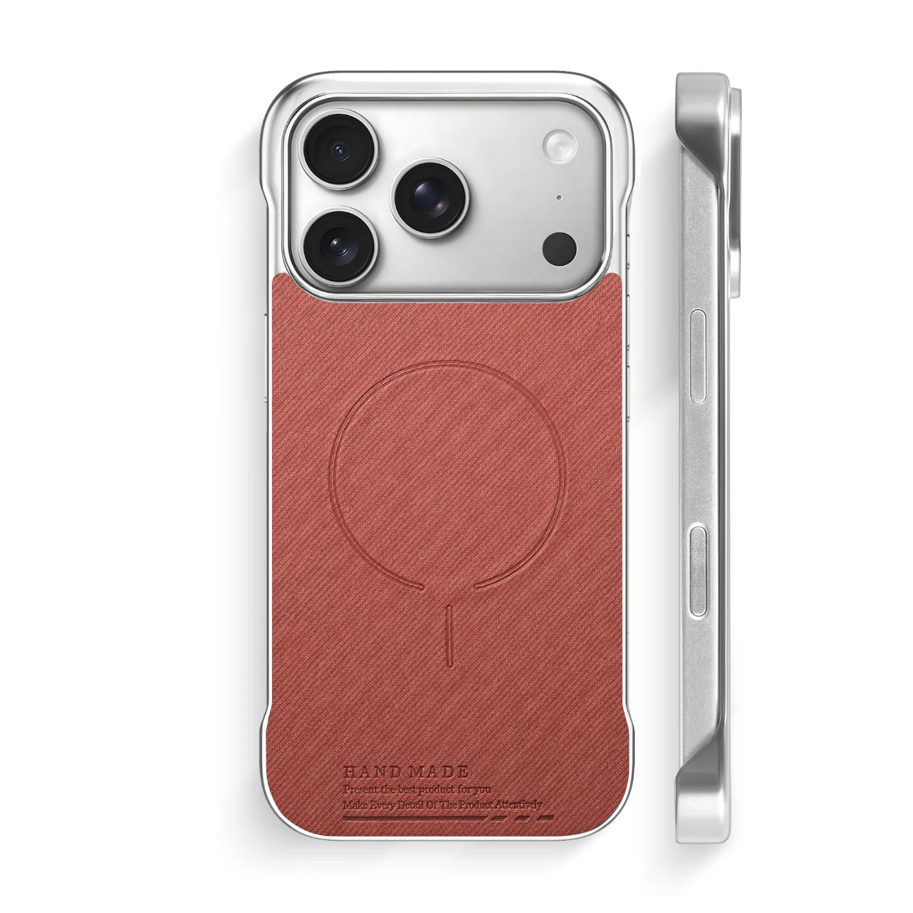 Slim MagSafe Case with Aluminum Corner Protection and Stainless Steel Lens Ring for iPhone 18 Series