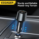 Essager 120W USB-C Car Charger with 85W Lighter Port