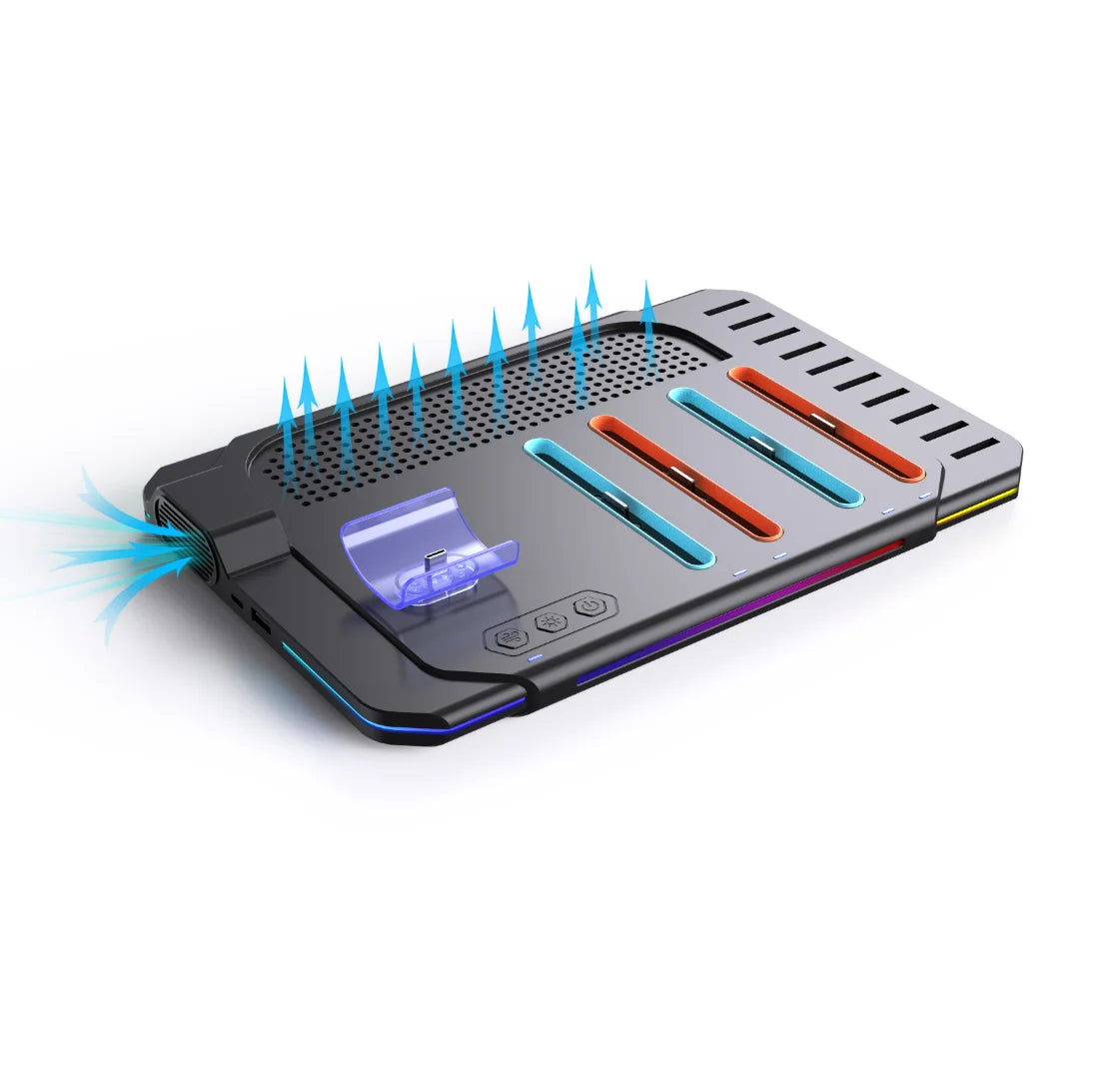 Adjustable Nintendo Switch 2 Cooling & Charging Station