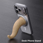 Magnetic Grip Wood Phone Stand