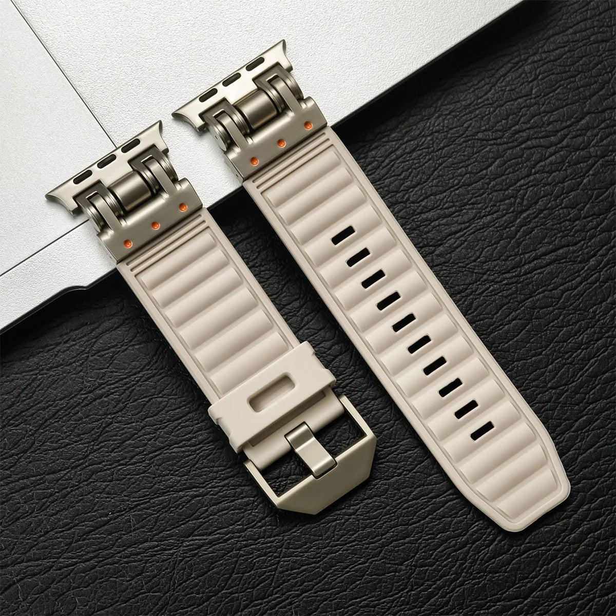 Heavy-Duty Silicone Sport Strap for Apple Watch