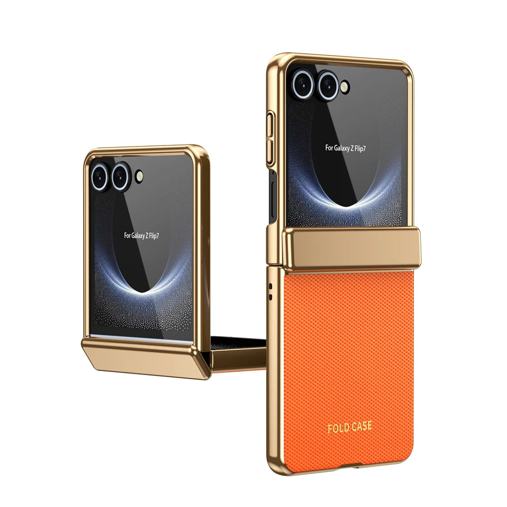 Luxury Diamond Pattern Leather Case with Screen Protector for Samsung Galaxy Z Flip 8