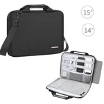 Convertible Laptop Briefcase with Crossbody Strap