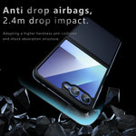 Airbag Shockproof TPU+PC Clear Matte Case for Samsung Galaxy Z Flip 7