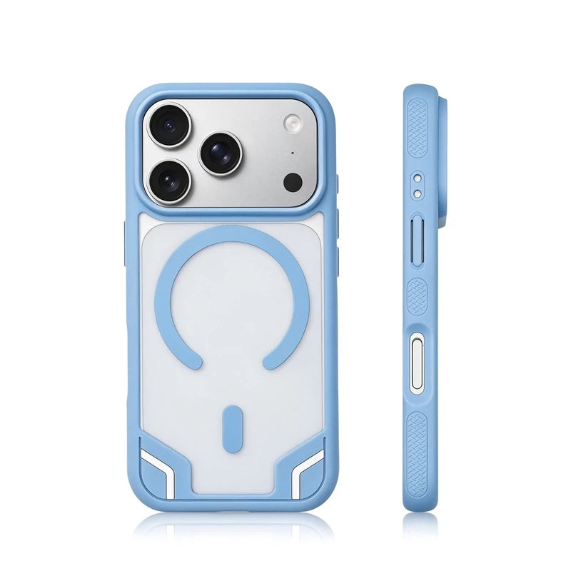 Frosted MagSafe Armor Case with Raised Camera Frame for iPhone 18 Series