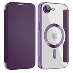 Protective Flip Magnetic Leather Case for iPhone 16e