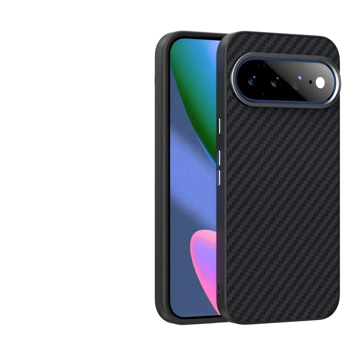 Carbon Fiber Magnetic Case with Raised Camera Ring for Google Pixel 10 Series