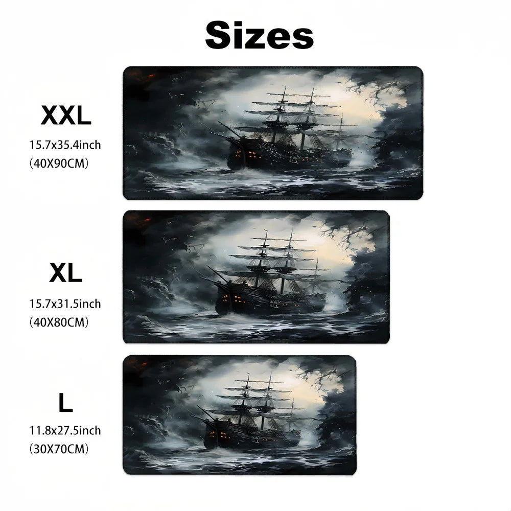 Pirate Ship Theme Large Mouse Pad