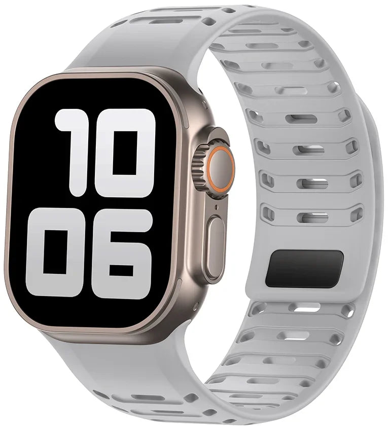 Breathable Magnetic Silicone Strap for Apple Watch