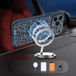 Luxury Leopard Print MagSafe Case for iPhone 17 Series