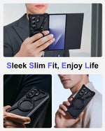 Samsung Galaxy Z TriFold Slim Metal Case with 120° Flip Kickstand