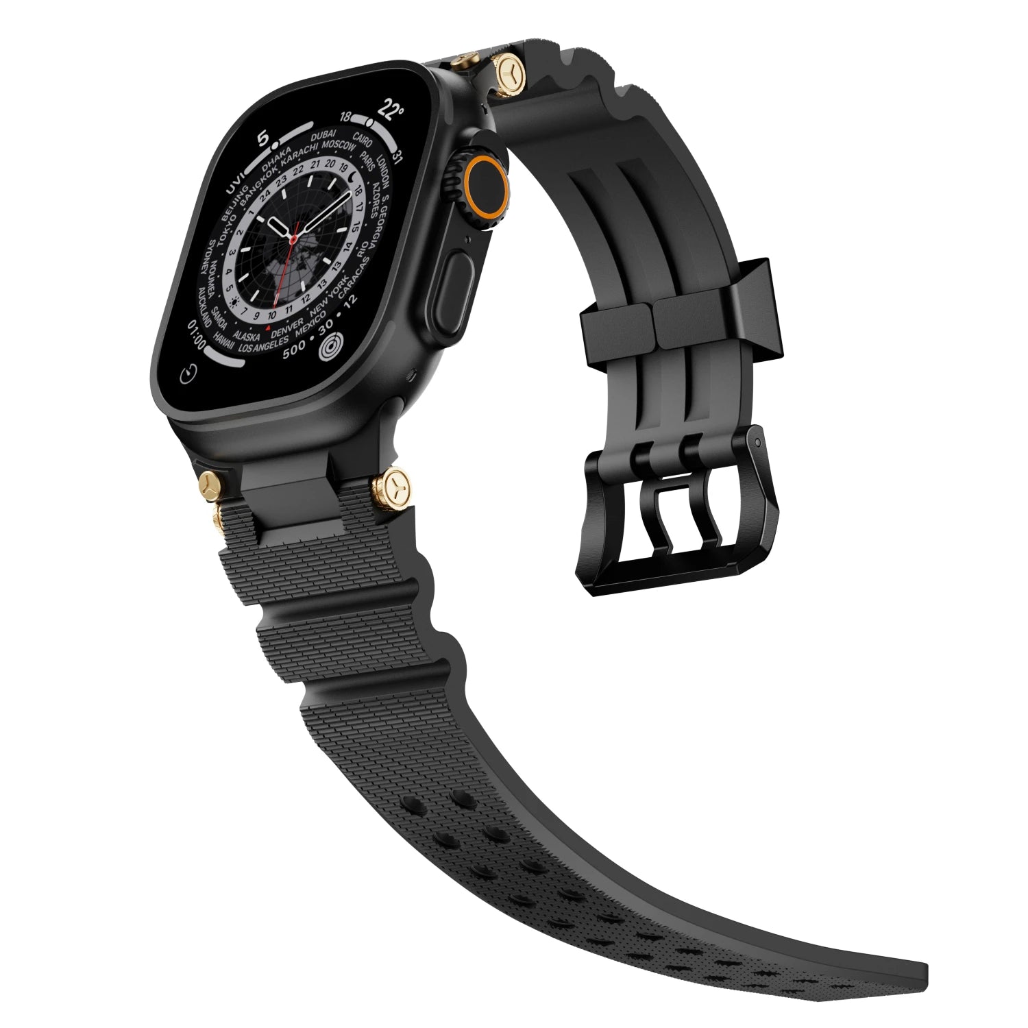 Heavy-Duty Silicone Watch Strap for Apple Watch
