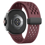 Perforated Silicone Sport Band with Magnetic Clasp for Samsung Galaxy Watch 9