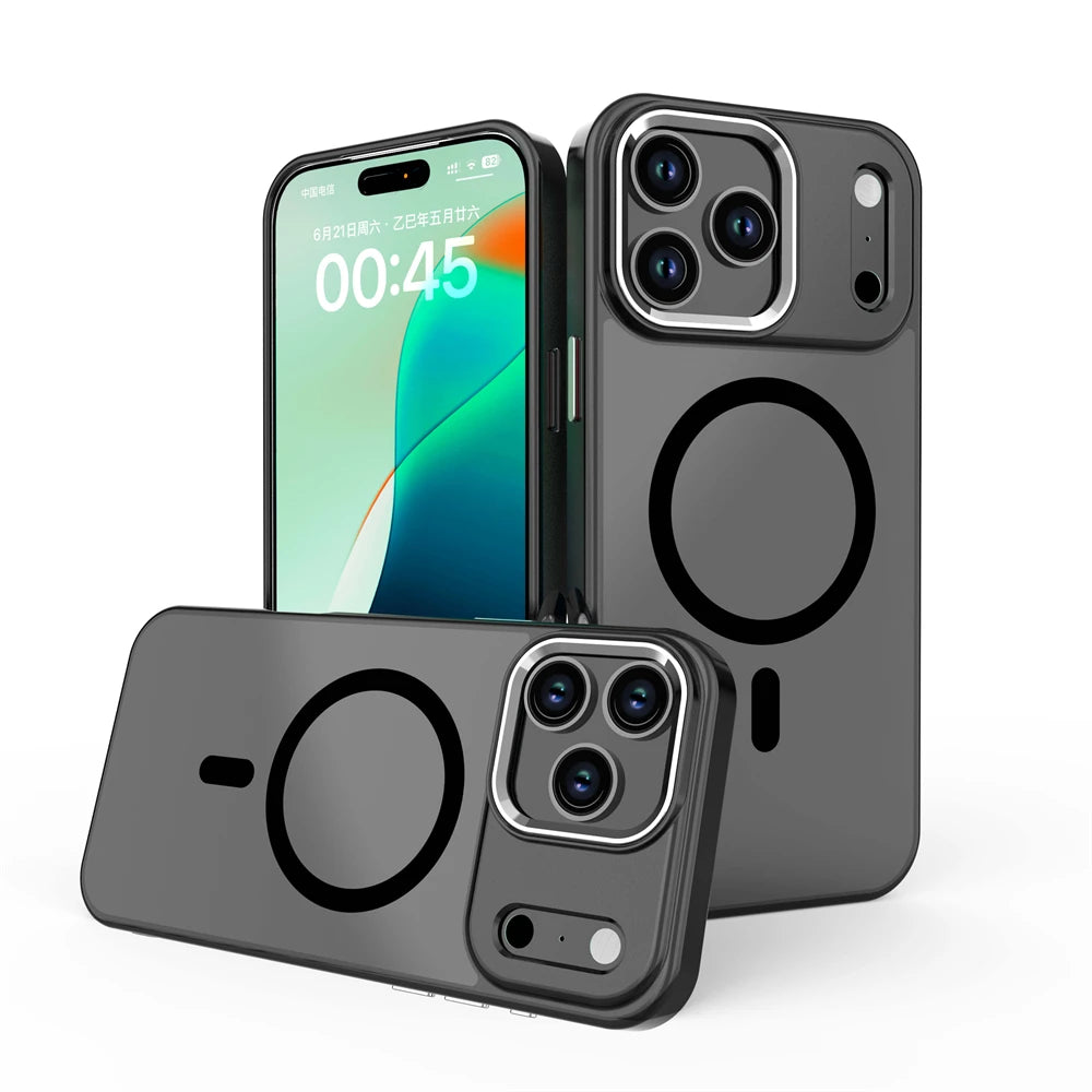 Protective Matte Finish Armor Case with MagSafe for iPhone 17 Series