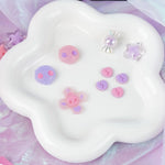 Skull-Themed Silicone D-Pad Button Caps for Nintendo Switch Joy-Con