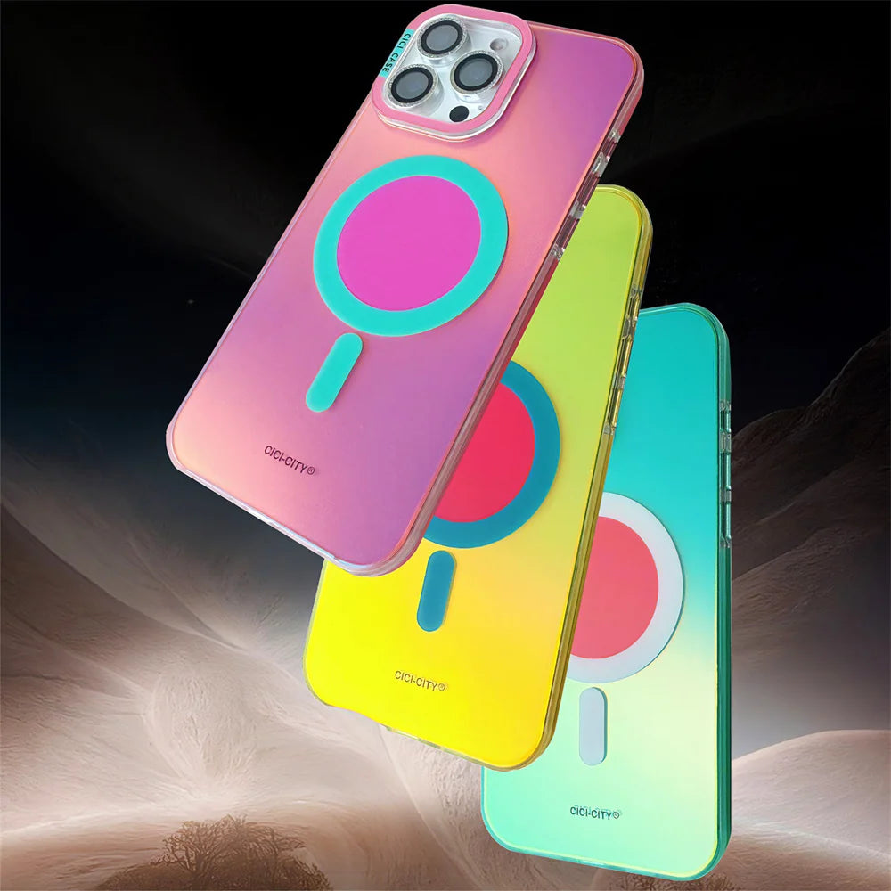 Luxury Fashion Matte Color-Changing MagSafe Case for iPhone 15 Series