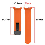 Silicone Smartwatch Band with Magnetic Snap Closure for Samsung Galaxy Watch 9