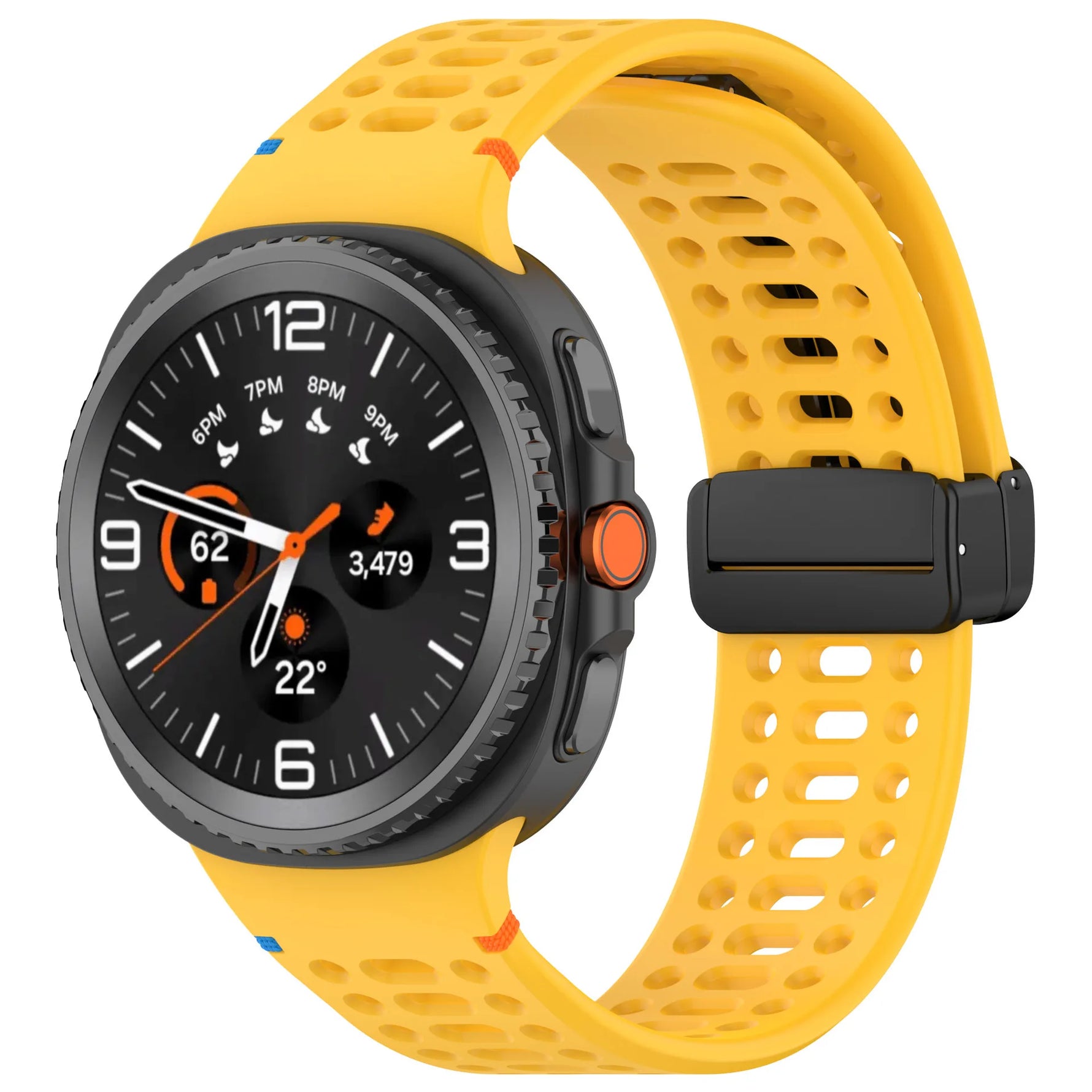 Soft Silicone Replacement Band with Magnetic Clasp for Samsung Galaxy Watch 8 & Galaxy Watch 8 Classic