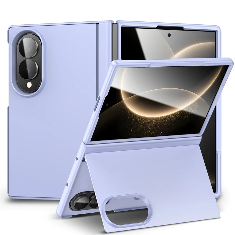 PC and TPU Kickstand Case with Hinge Protection for Samsung Galaxy Z Fold 8