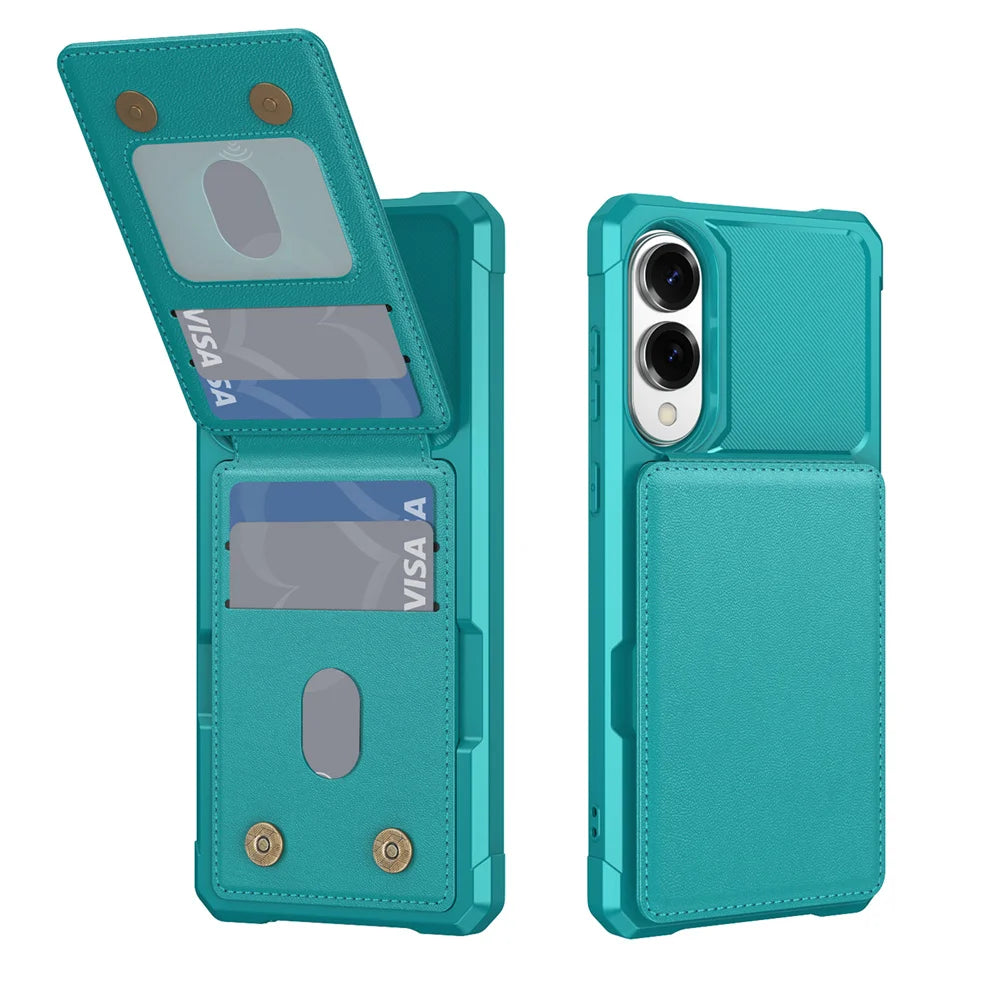 Samsung Galaxy S25 Edge PU Leather Wallet Case