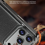 iPhone 17 Series Protective Leather Case with Electroplated Lens Guard