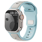 Perforated Silicone Sport Band with Ventilation Holes for Apple Watch