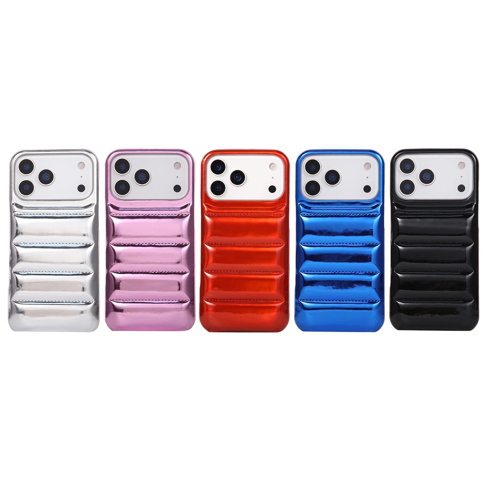 Glossy Aurora Puffer Case for iPhone 17 Series
