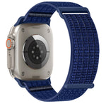 Breathable Woven Nylon Band with Hook-and-Loop Fastener for Apple Watch